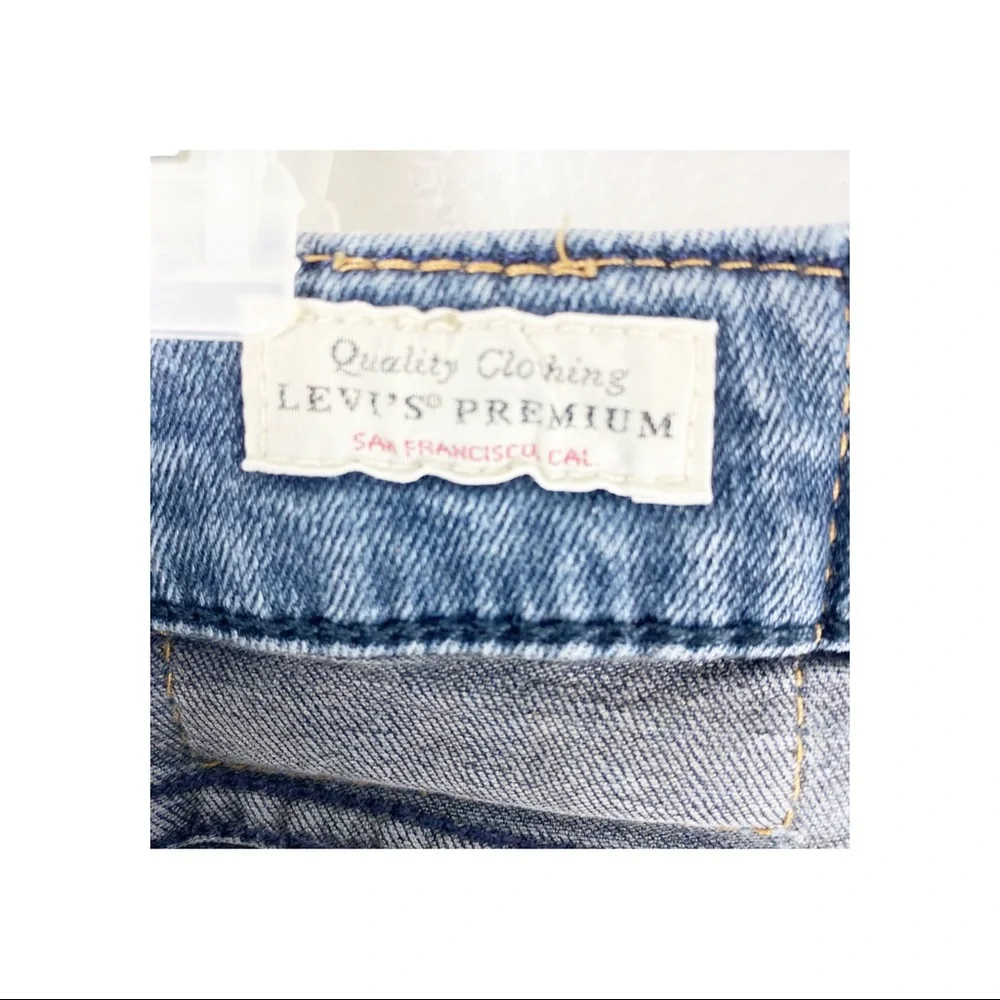 LEVI’S Premium Denim 511 Big E Mid Rise Jeans, Size 32 x 34